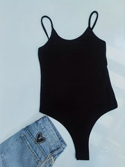 Sexy Backless Slim Bodysuit Spaghetti Strap Summer Women's Clothing