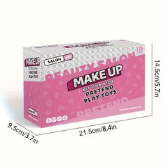 Girls' Hair Tool Playset Makeup Dress Up Toys Realistic Hair Dryer Brushes Sciss