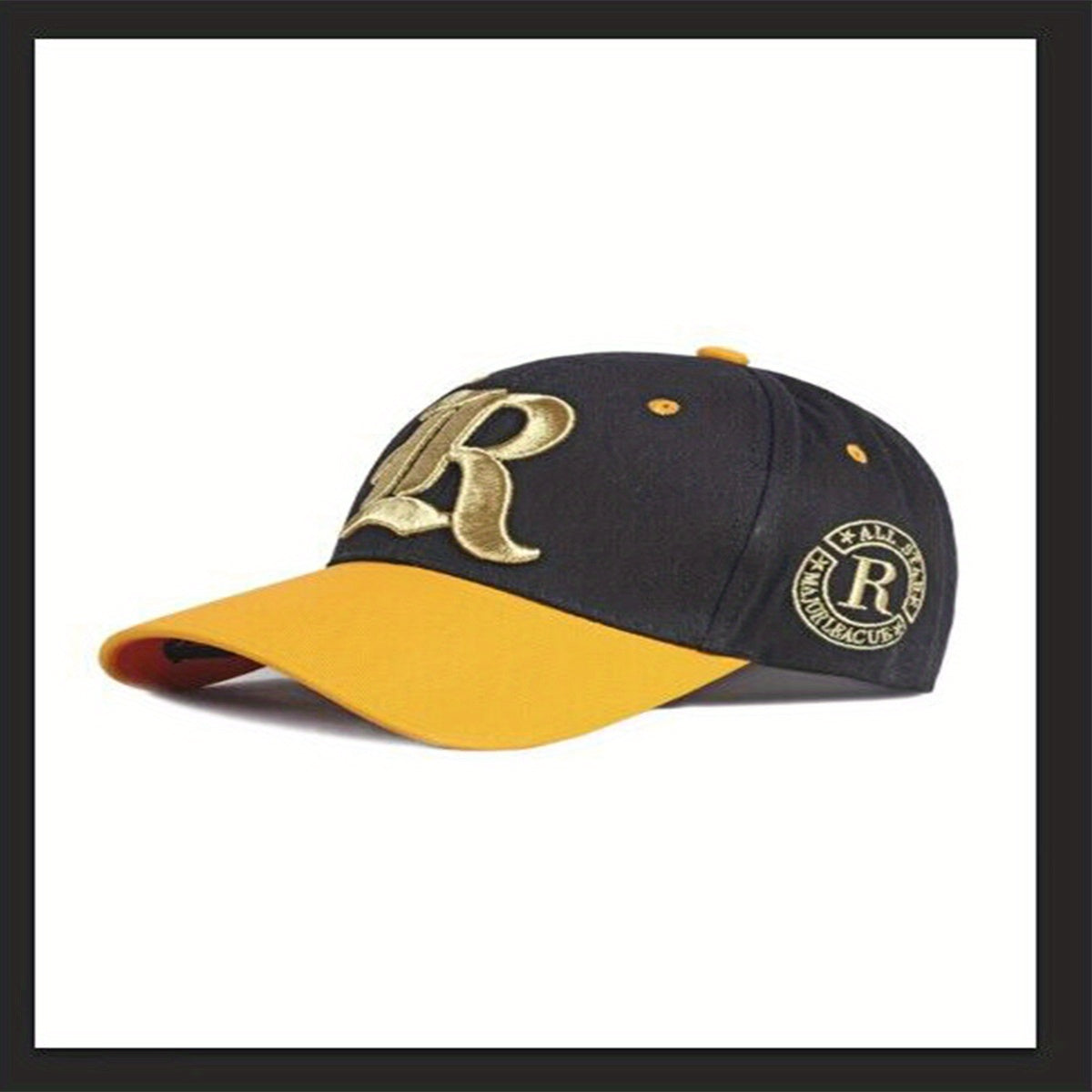 Embroidery Hip Hop Baseball Cap Unisex Block Sun Hats Casual Lightweight