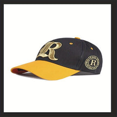 Embroidery Hip Hop Baseball Cap Unisex Block Sun Hats Casual Lightweight