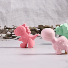 12-Grid Dinosaur Chocolate Silicone Mold DIY Soap Cake Making Mold