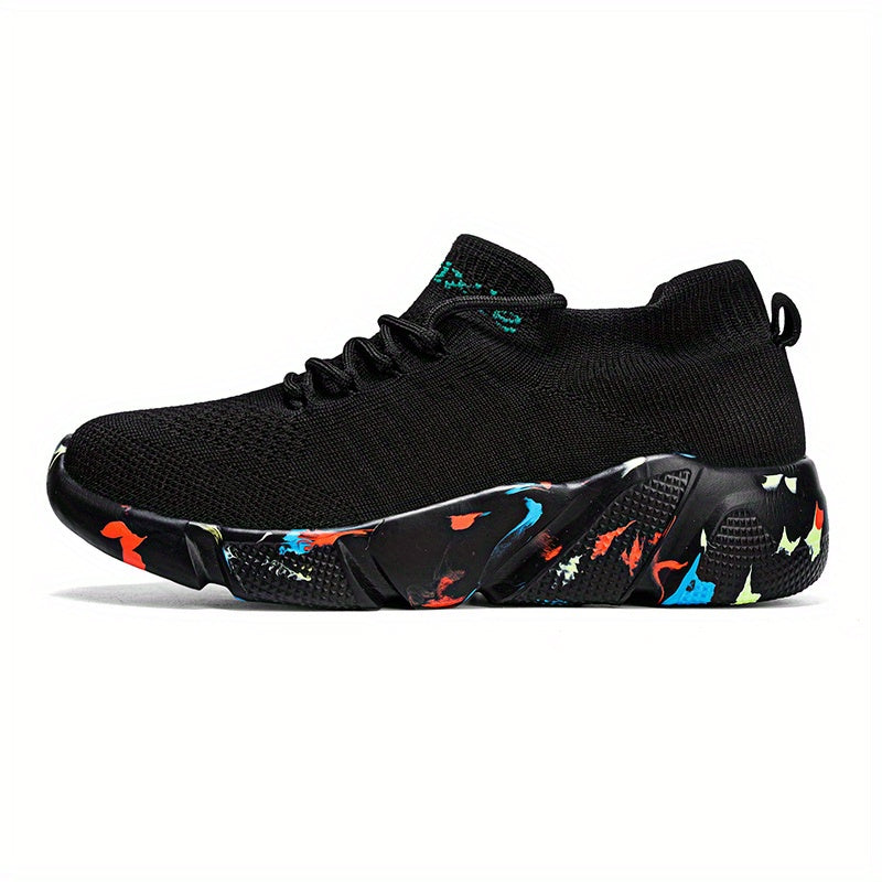 Men's Lightweight Knit Sneakers for Running
