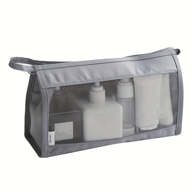 Portable Mesh Cosmetic Bag Makeup Storage Bag For Travel