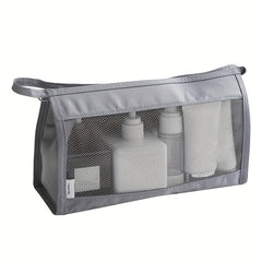 Portable Mesh Cosmetic Bag Makeup Storage Bag For Travel