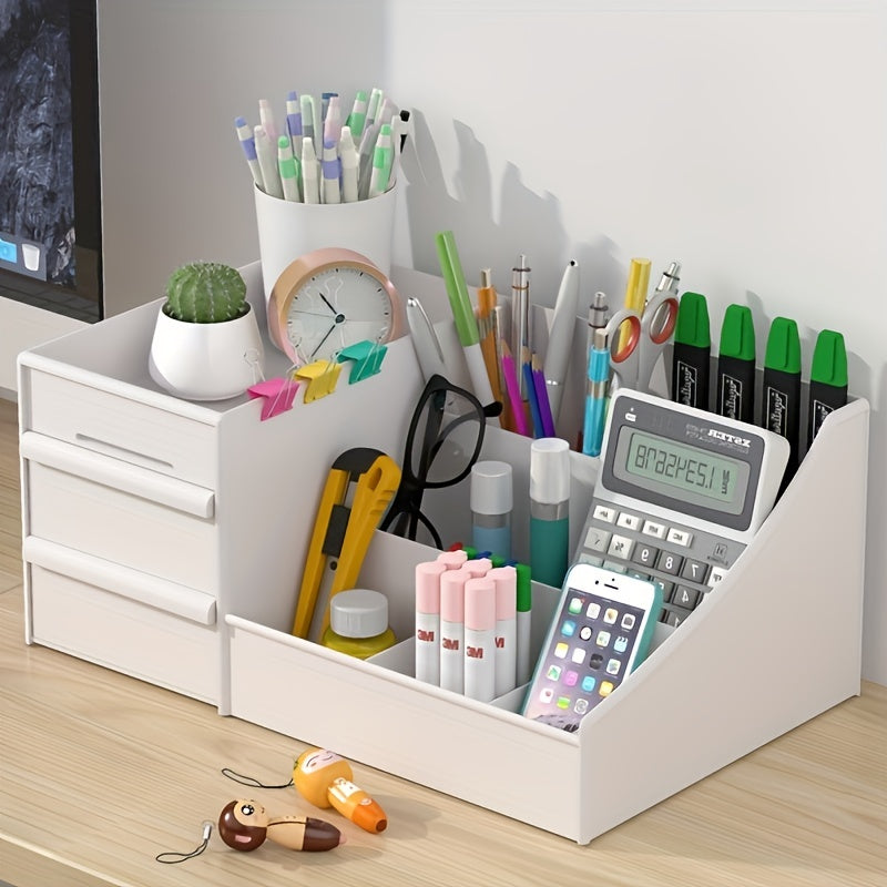 Makeup Organizer With Drawers Countertop Cosmetic Storage Box