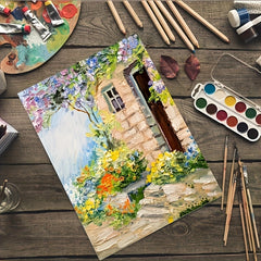 10pcs Easel Set 5 Easels 5 Canvas Elastic Canvas with Easel for Dye Party