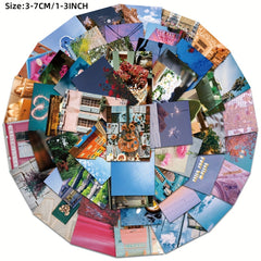 50pcs Daily Scenery Graffiti Stickers Waterproof DIY Sticker Pack