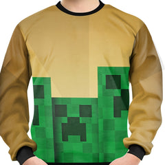 Teens 3D Print Sweatshirt, Casual Pullover Street Wear
