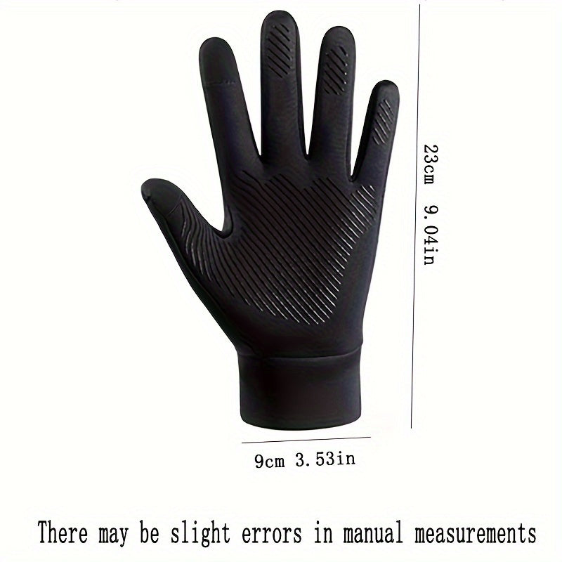 Men's Winter Warm Touch Screen Gloves Waterproof Sports Gloves