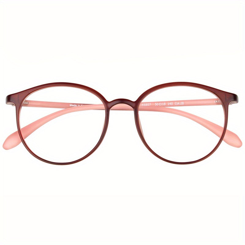 Round Anti-Fatigue Reading Glasses Light Blocking Computer Presbyopic