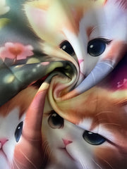 3 Kitties Graphic Sweatshirt for Kids