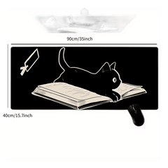 Cat Mouse Pad Oversized Office Wrist Support Desk Pad Cartoon Pattern