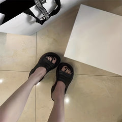 Women's Solid Sports Sandals Soft Comfortable Open Toe Shoes