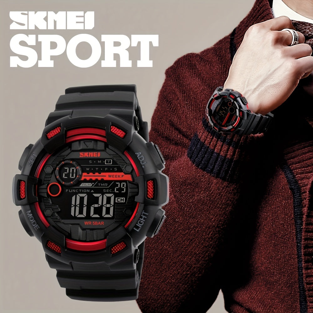 Men's Chronograph Sports Watch Outdoor Electronic Display
