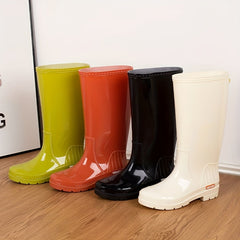 Women's Comfortable Rain Boots, Non-slip Rubber Shoes