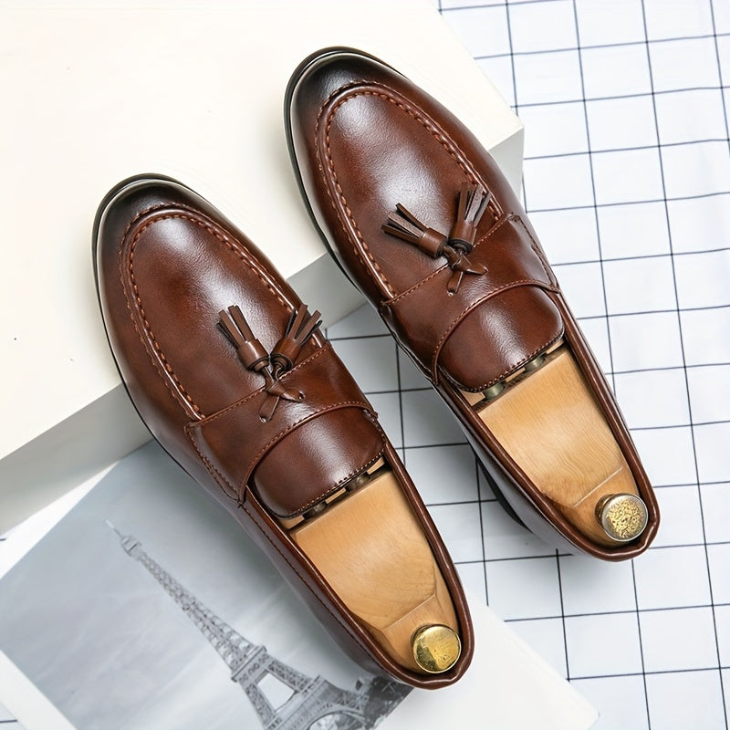 Men's Tassel Loafer Shoes Casual Slip On Shoes Preppy Spring Summer