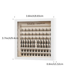 SIMER False Eyelashes Kit Manga Lashes Extension Natural Look DIY