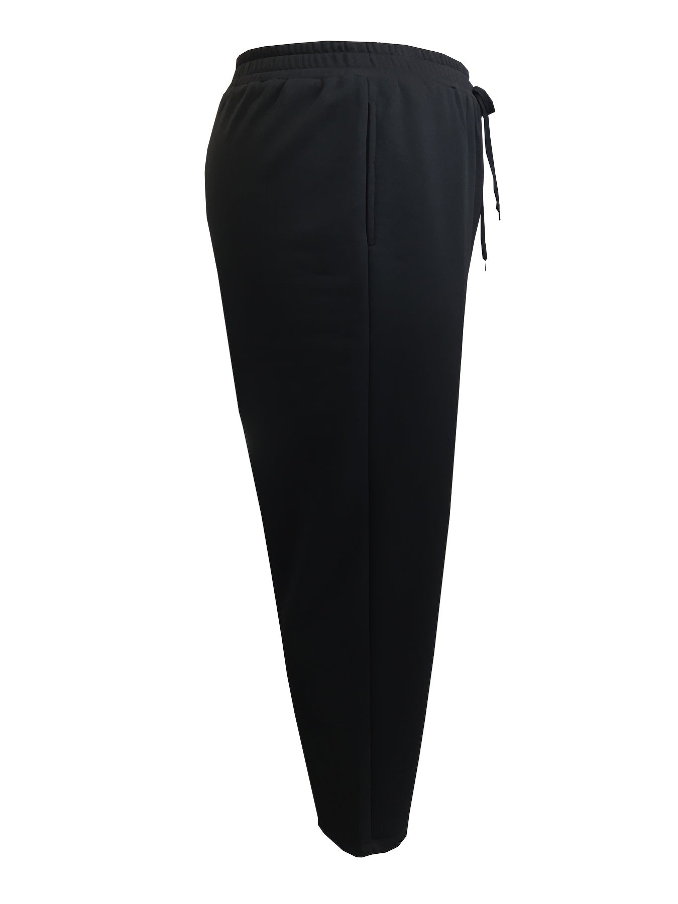 Sports Pants Tie Waist Stretch Fitness Pants With Pockets