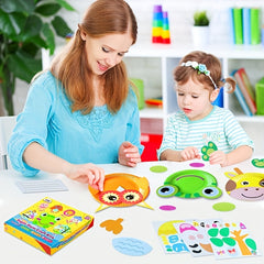 10 Patterns Pack Paper Plate Art Set DIY Animal Art Supplies
