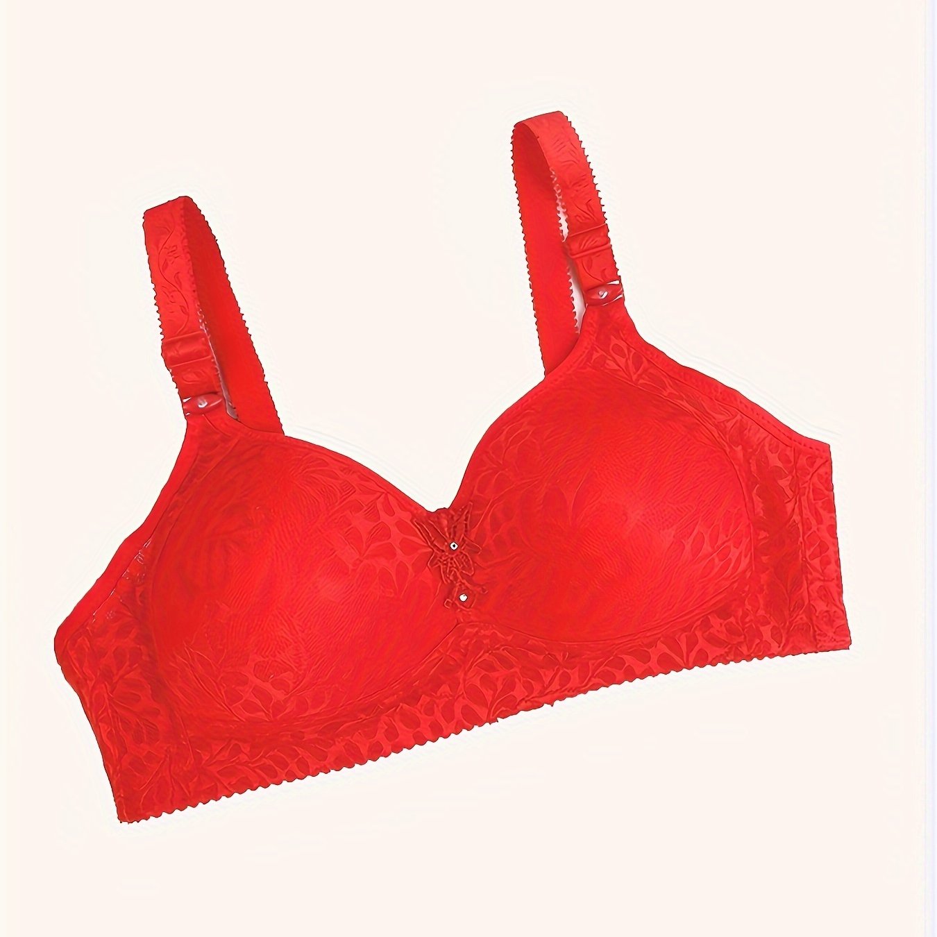 Women's Lace Wireless Push Up Bra