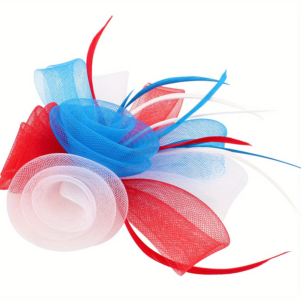 Feather American Flag Headwear Horse Racing Wedding Birthday Hair Accessories