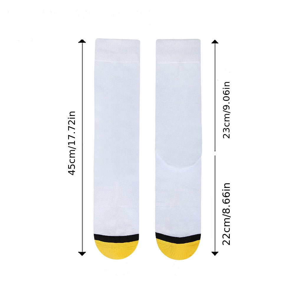 Colorblock Crew Socks Mid Tube Women's Stockings
