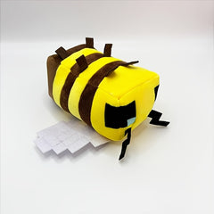 Plush Bee Stuffed Animal Toy Yellow & Brown Bee Huggable Bedtime Companion