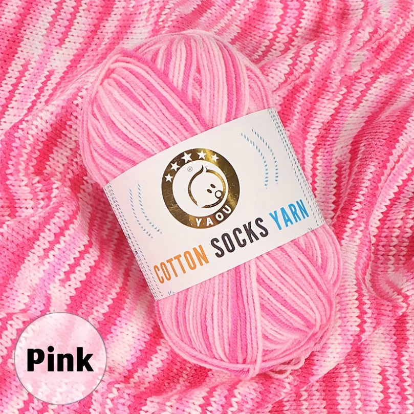 2pcs Soft Warm Cotton Wool Yarn 50g Hand Knitted DIY Craft Crochet Tools