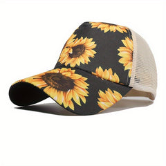 Distressed Criss Cross Ponytail Cap Outdoor Casual Hat