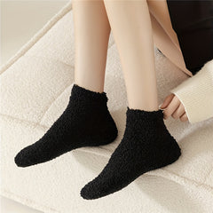 7 Pairs Fuzzy Socks Comfy Warm Floor Stockings