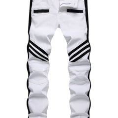 Classic Slim Fit Jeans Mens Casual Slightly Stretch Street Style Denim