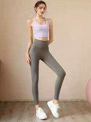 Criss Cross Straps Fitness Crop Tank Top