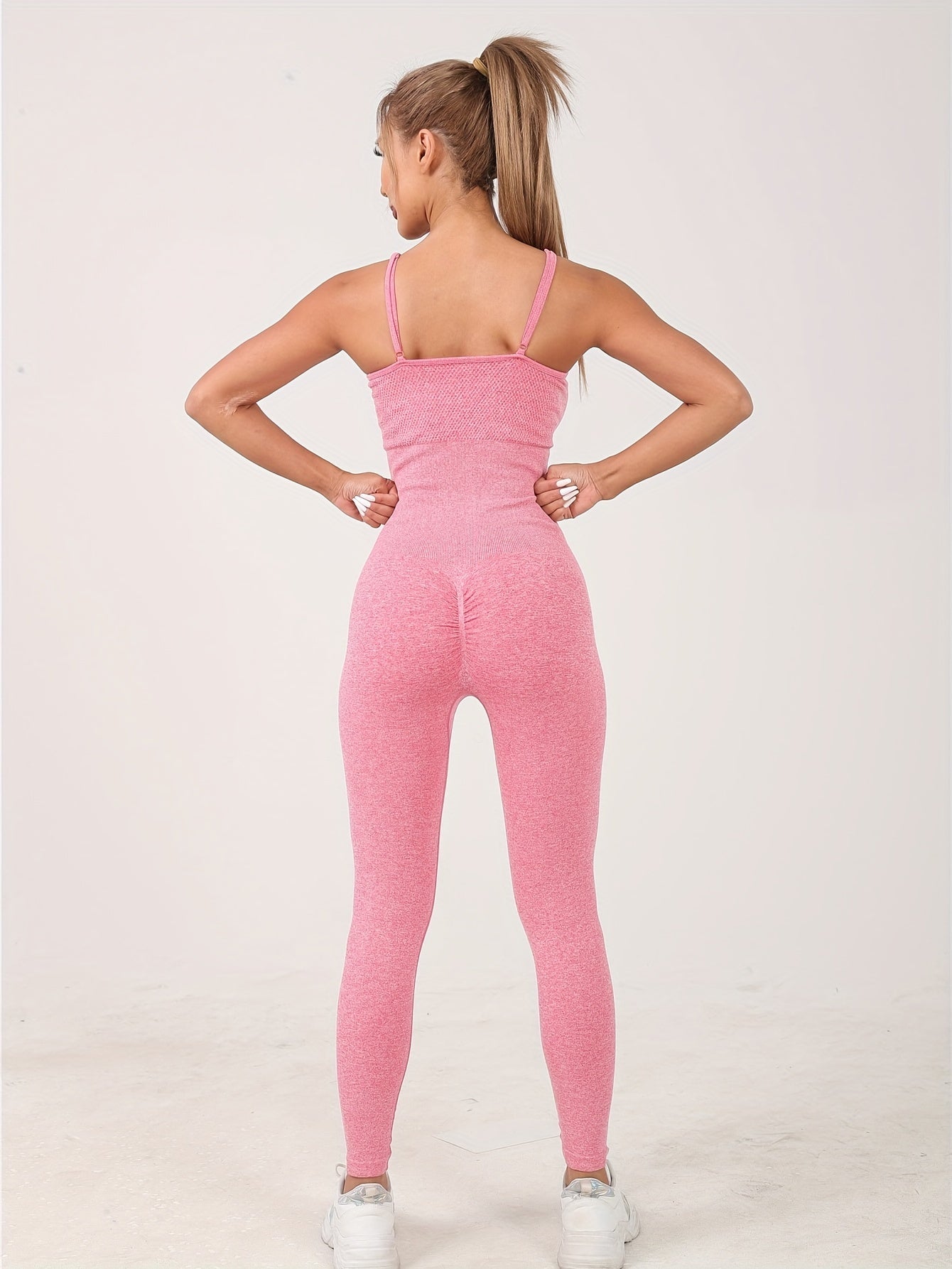 Sports Cami Jumpsuit Sleeveless Yoga Bodysuit Women's Activewear