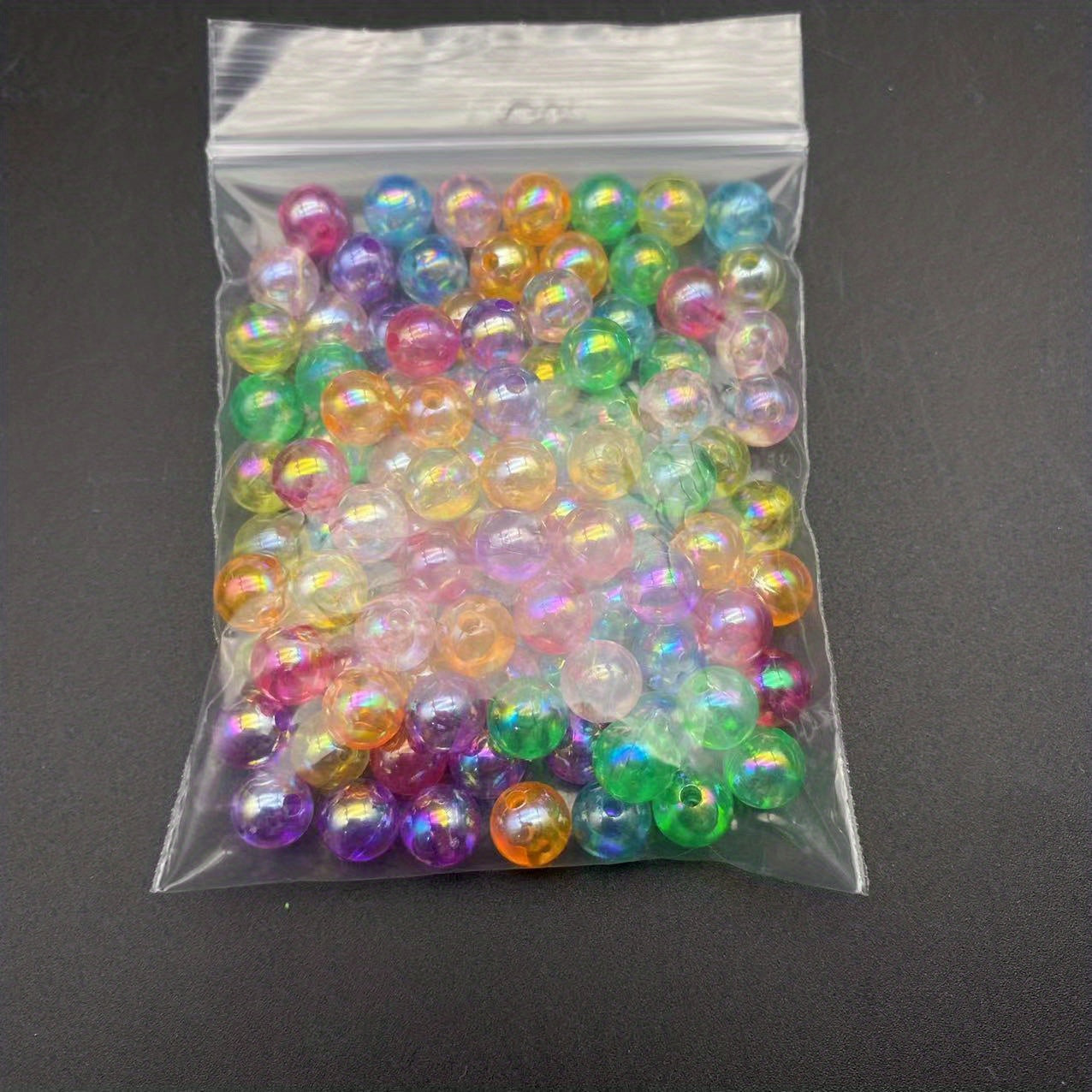 100pcs 8mm Colorful Transparent Beads DIY Jewelry Making
