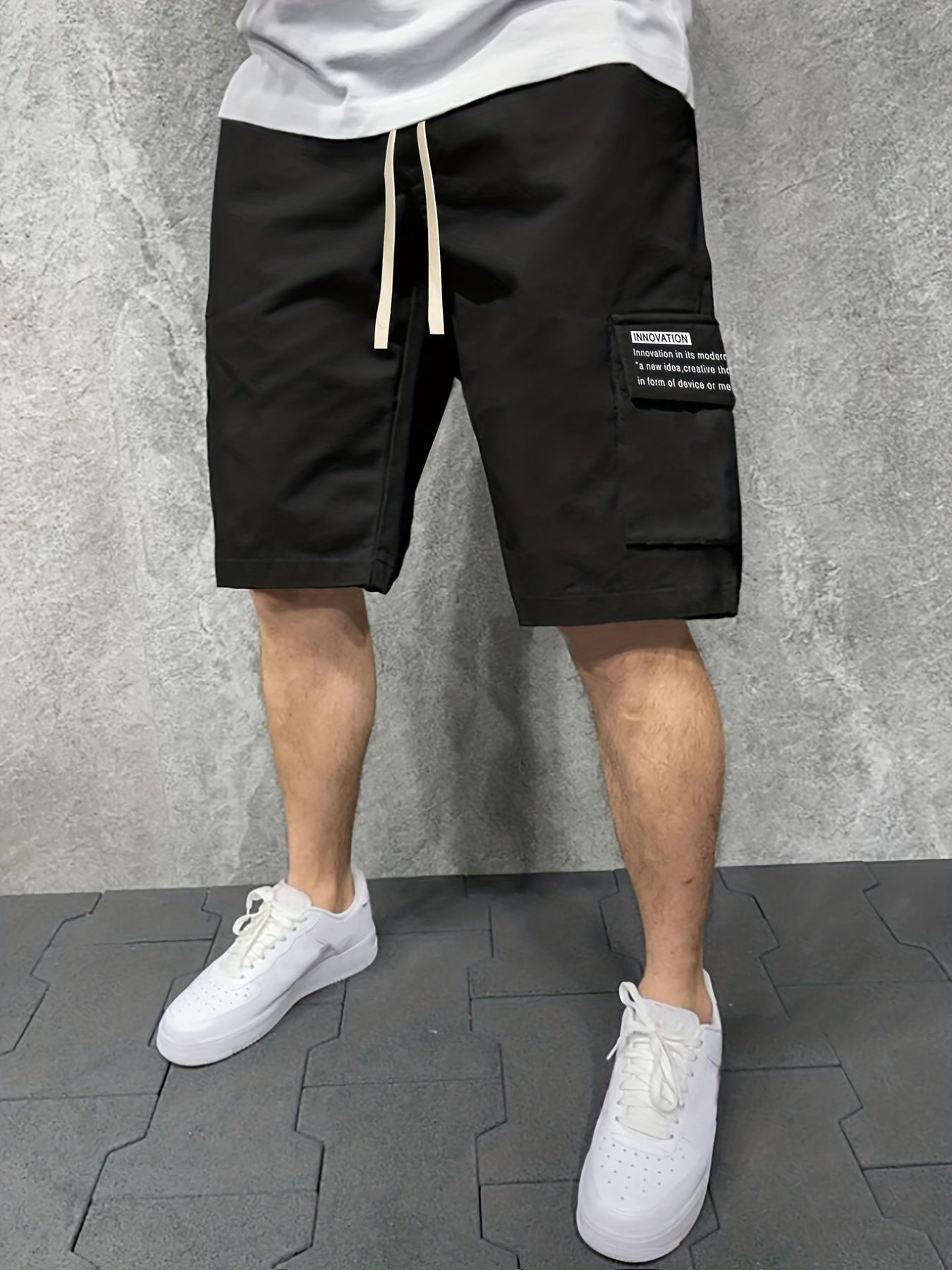 Men's Cargo Shorts with Big Pockets for Summer Wear