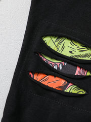 Dino Print Hoodie & Sweatpants Set for Kids