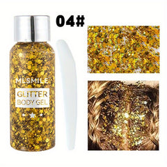 Glitter Eyeshadow Sequins Gel Body Face Stage Mermaid Scale Nail Art