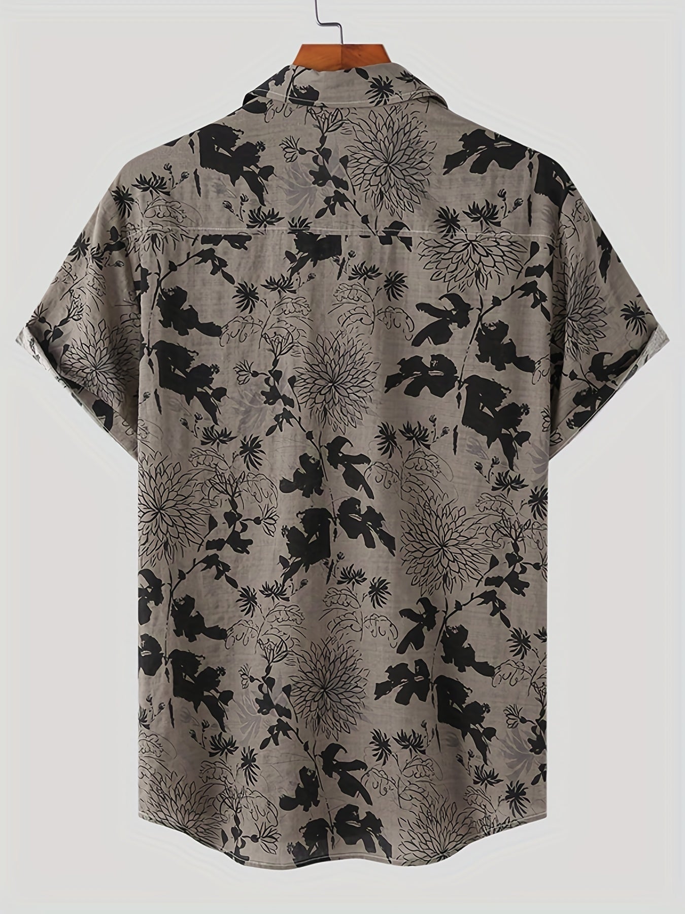 INCERUN Men's Floral Print Hippy Vintage Tee Shirt