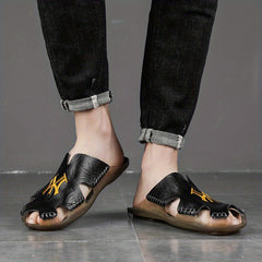 Men's Slip On Slide Sandals Casual Outdoor Walking Shoes