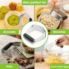 Stainless Steel Dough Blender for Pastry and Baking