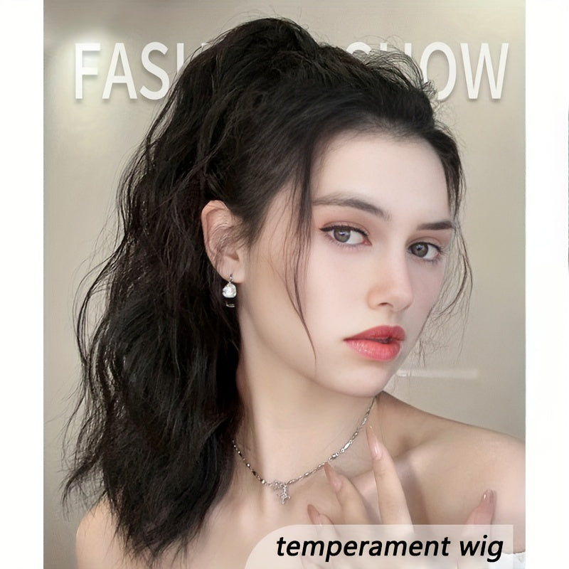 40 64cm Long Curly Wavy Ponytail Extensions Claw Clip In Hair Extensions