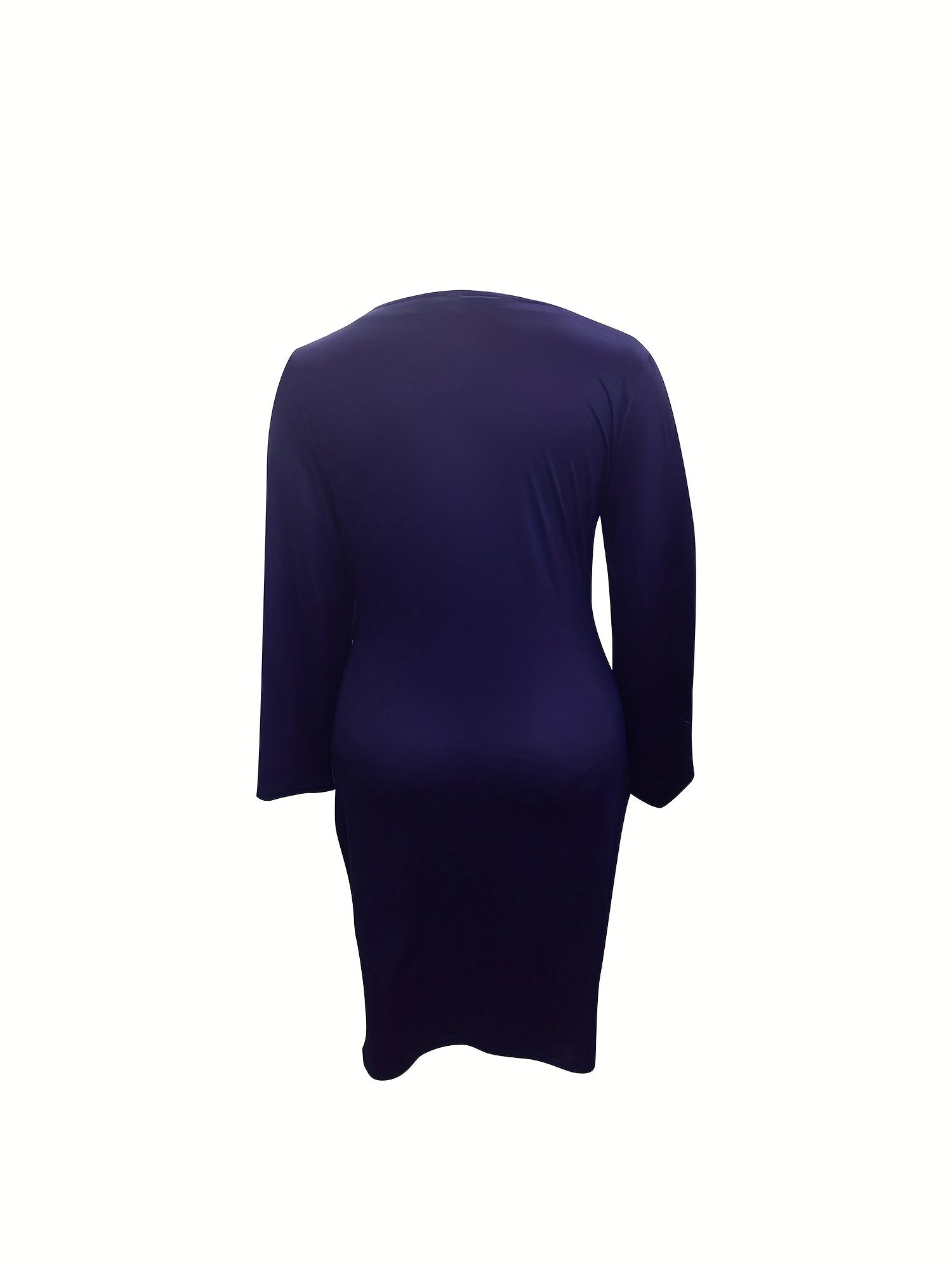 Dot & Stripe Split Sleeve V Neck Dress