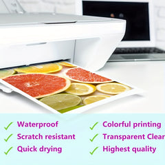 15pcs Clear Inkjet Printer Stickers Paper