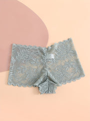 6pcs Lace Boyshort Panties Soft Comfortable Underwear