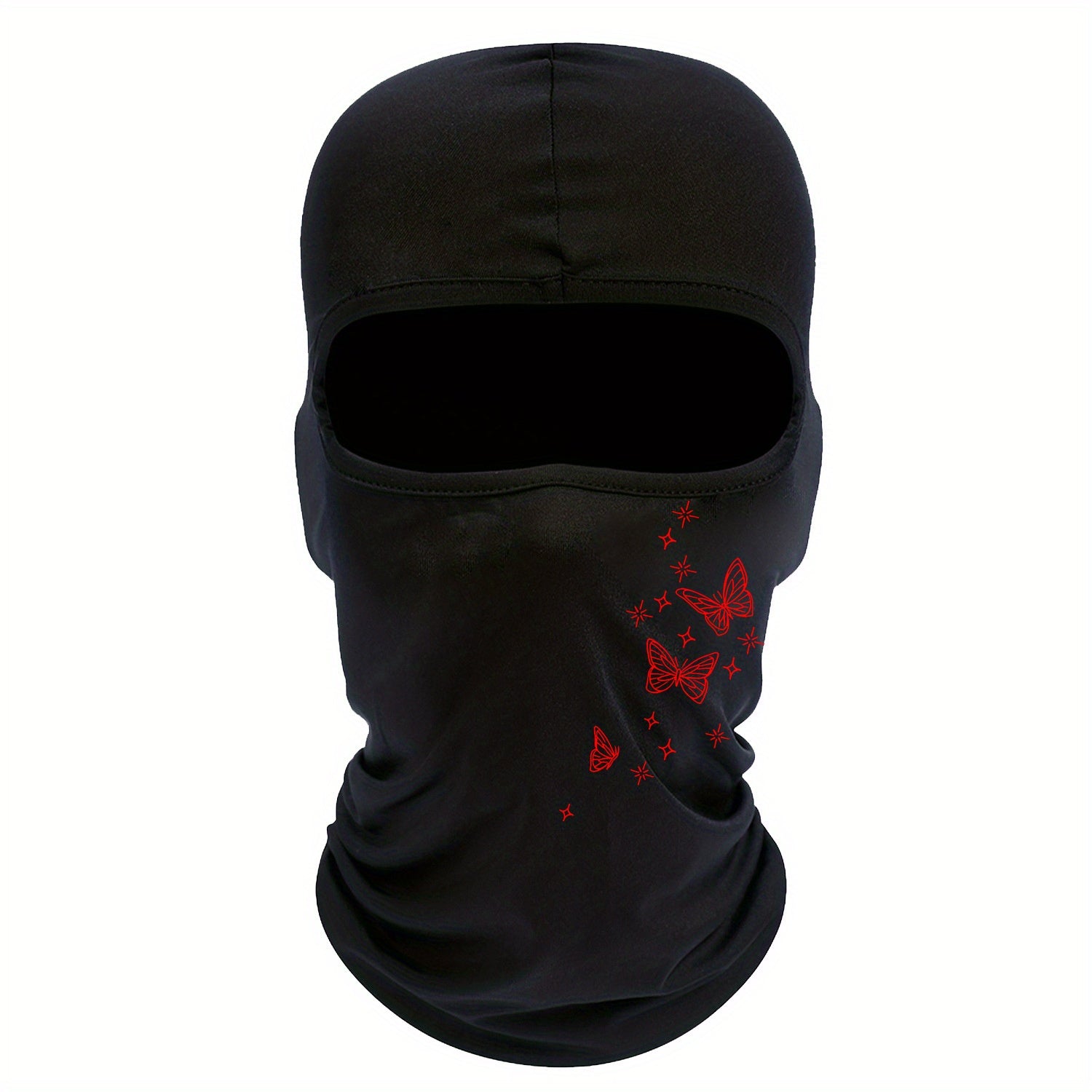 Butterfly Print Summer Riding Mask Balaclava Hat