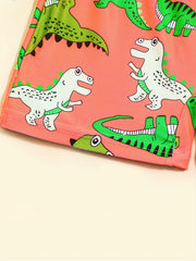 Boys Dino Swim Trunks for Beach Holiday Summer Kids