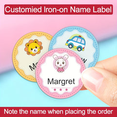 Custom Iron-on Name Labels for Clothing Personalized Marking