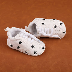 Casual Lace Up Sneakers for Baby Boys Lightweight Non Slip Shoes