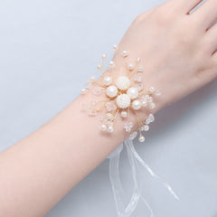 Bride Bridesmaid Wrist Flower Sisterhood Corsage