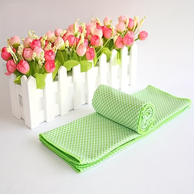 Plaid Ice Towel Cooling Towel for Outdoor Sports